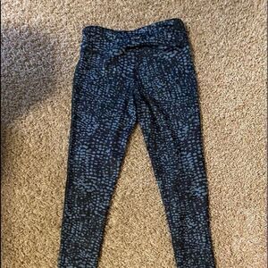 Champion gray and black specked leggings size S